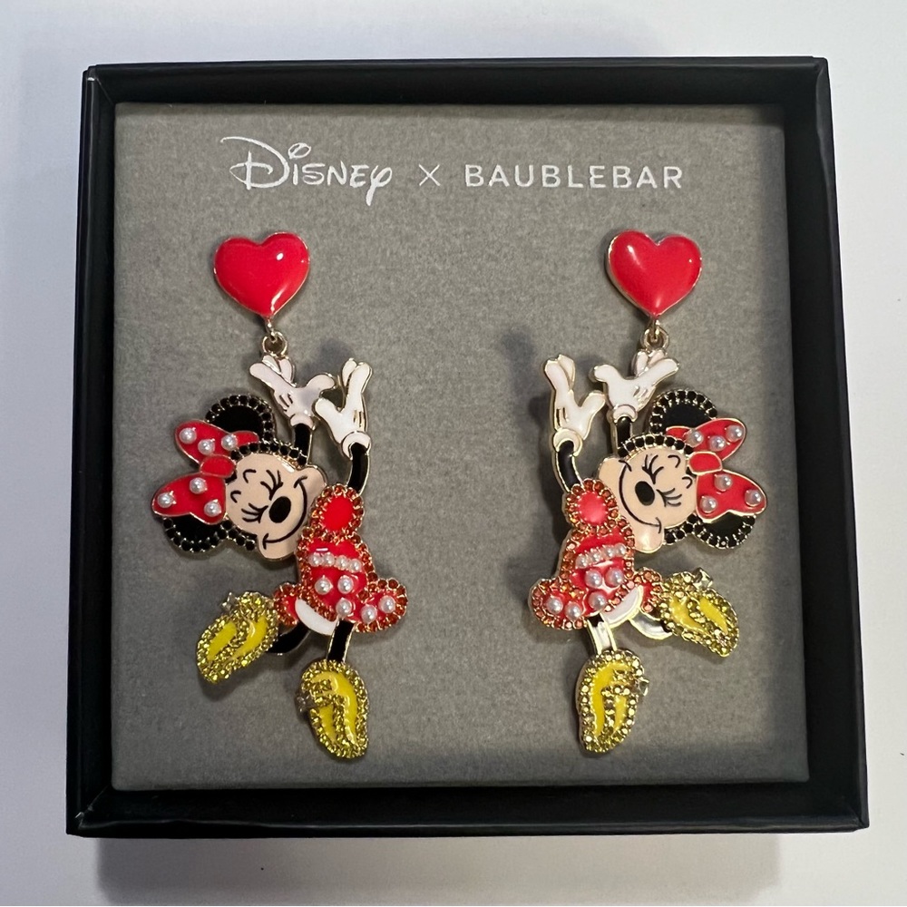 Disney x Baublebar Minnie Mouse Valentine’s Day Earrings